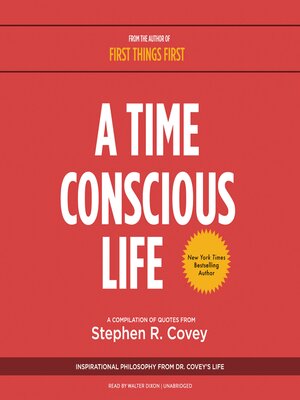 cover image of A Time Conscious Life